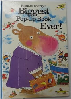 Hardcover Richard Scarry's Biggest Pop-Up Book Ever! Book