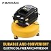 FORNAX Pancake Air Compressor, 3 Gallon, 110 PSI Portable Air Compressor, Oil Free Kits