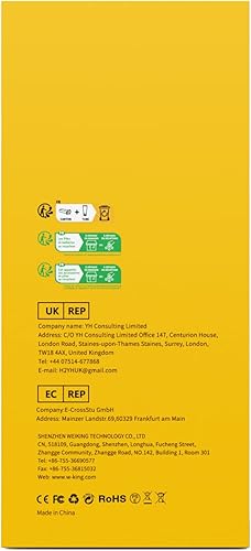 Miniatura 12 de W-KING Altavoces Bluetooth de 100 W V5.3, IPX6 impermeable portátil con graves profundos/110 dB enorme sonido/DSP, karaoke al aire libre con