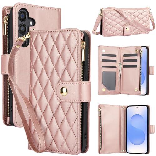 Housse antichoc pour Samsung S23 avec poche zippée et fermeture magnétique intégrée
