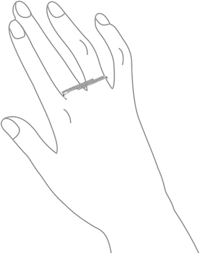 Miniatura 3 de Bling Jewelry Anillo Romántico Simple Grande con Pavé de Circonita Cúbica Elegante, Dedo Completo, Símbolo de Armadura Infinito, Espiral