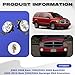 RP Remarkable Power, Fog Light for 2002-2008 Ram 1500/03-09 Ram 2500/03-10 Ram 3500, 2004 Durango 2nd Generation, 05-06 Durango Pickup Truck 9006 12V 51W with Clear Lens Black Bezel Pair FL7109