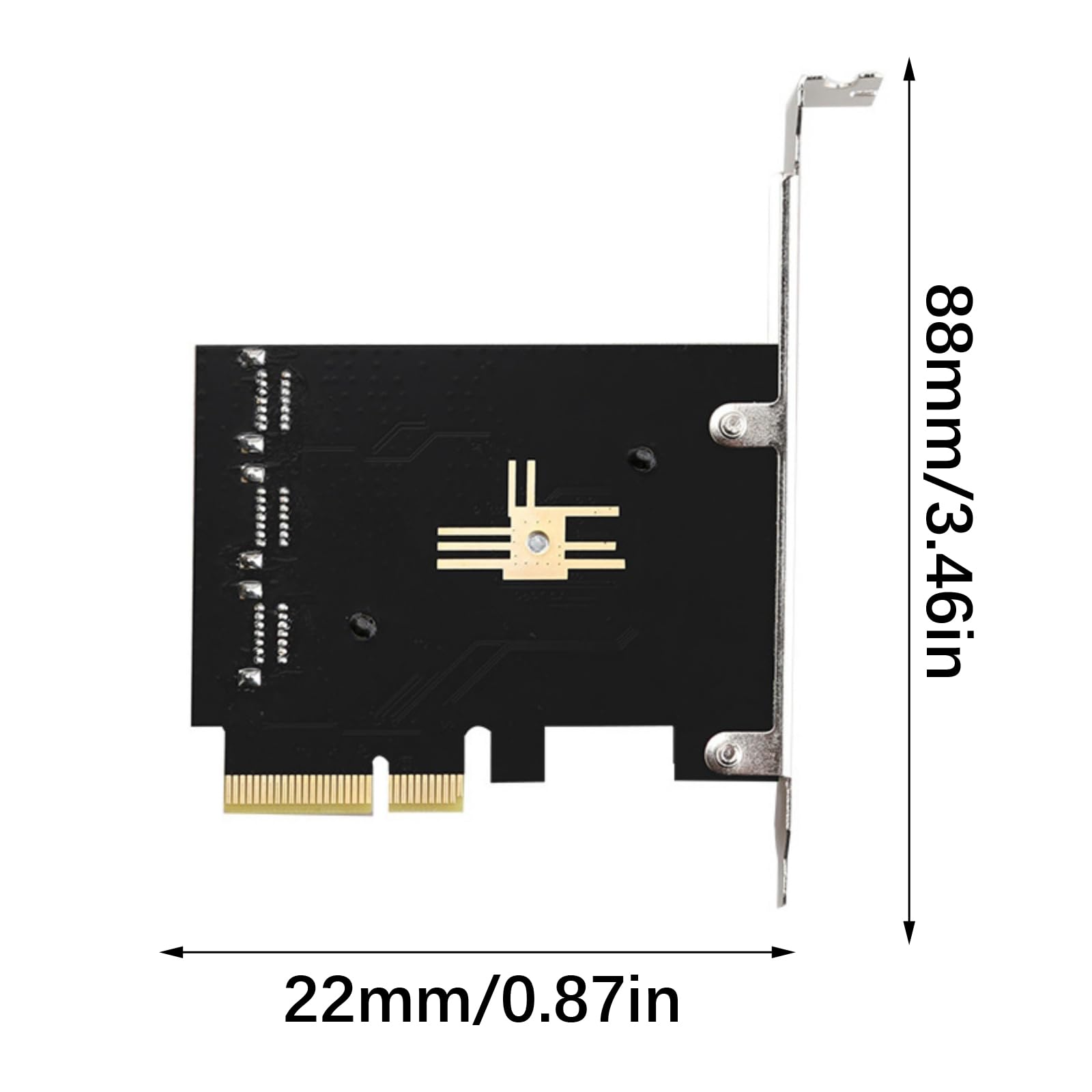 Scheda di espansione PCIExpress a 6 porte SATA3.0 per sistemi operativi multipli compatibili con computer desktop