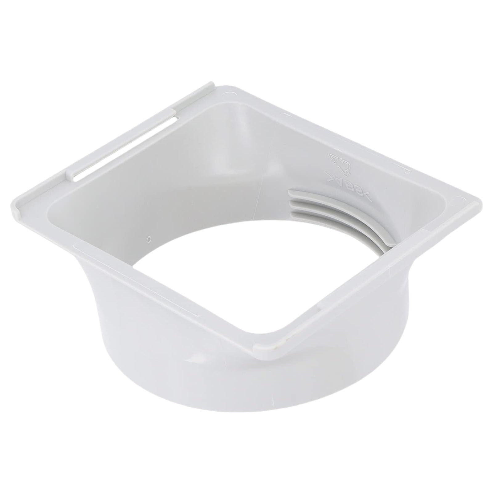 Pangboer Multicolor Mobile Air Condition Exhaust Hose Coupler Duct Pipe Portable Window Vent Adapter Extender Connector Spare Part Square To Round Exhaust Connector