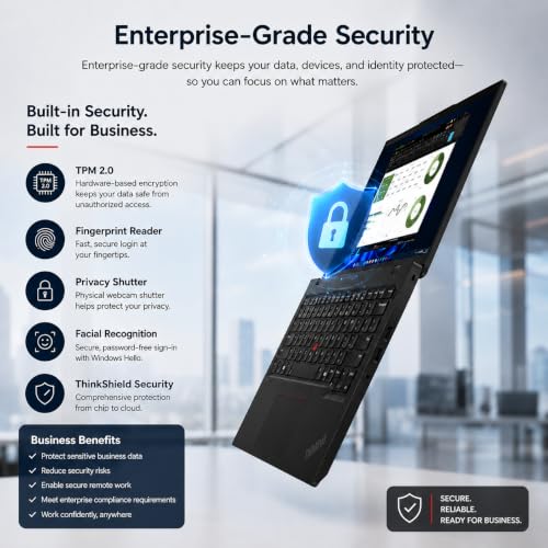 Image of Lenovo ThinkPad L14, 14 inch Touchscreen, Ultra 7 165U, 16GB DDR5, 512GB SSD