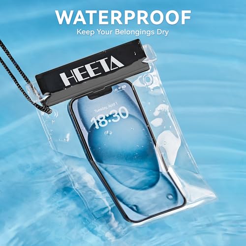 HEETA 5-Pack Waterproof Pouches