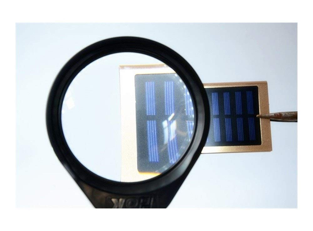 Lámpara de Lupa LED de Escritorio con Soporte, luz Brillante para Lectura, Manos Libres, Lupa Ajustable de 3X, 5X, 8X y 10x.