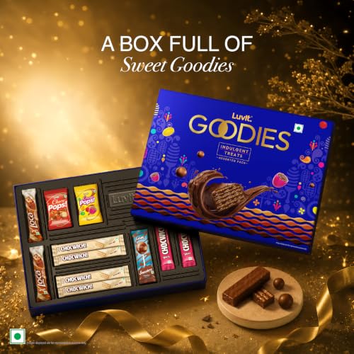 Image of LuvIt. Goodies Chocolates Treat Gift Pack | For Birthday, Rakhi, Diwali Occasions | Truffles (6 x 154.97 g)