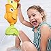 Yookidoo Toddler Baby Bath Magnetic Fishing Game Toy with Water Effects (Ages 2+) Includes 3 Moving Fish, Worm & Fishing Pole (4pc) Floating Fish Playset for Bath Time or Pool (Mold Free)
