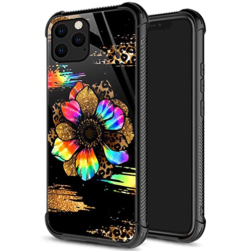 ZHEGAILIAN for iPhone 11 Pro Max Case, Military-Grade Protection, All-Around Shockproof Corners, Anti-Scratch Phone Case for iPhone 11 Pro Max, Colorful Shiny Flowers
