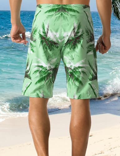 Mens Bathing Suits Quick Dry Lightweight Beach Shorts with Mesh Lining3