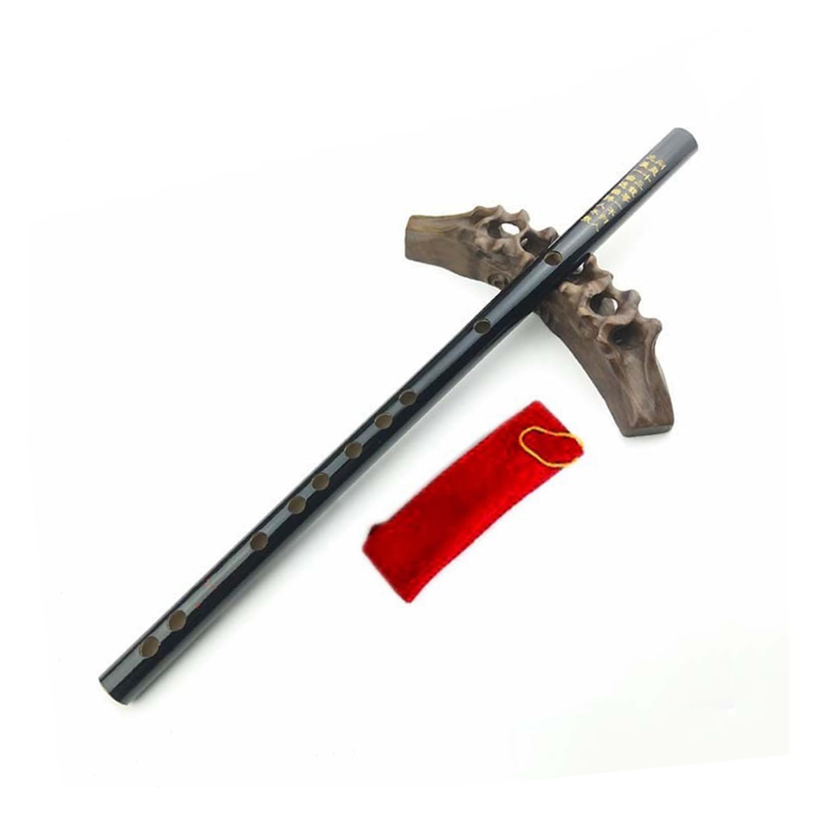 Instrument De Style Ancien Flûte Traversière Noire En Bambou Flûte Noire En Bambou Amer Flûte De Bambou Professionnel(D key)