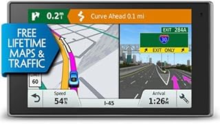 Garmin DriveLuxe 50 NA LMTHD GPS Navigator System with Lifetime Maps and Traffic, Smart Notifications, Voice Activation, Driver Alerts & a Sleek Metal Design(Renewed)