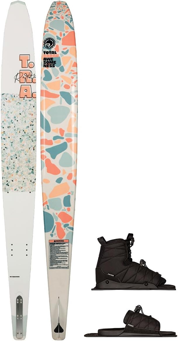Radar Total Radar Awesomeness Girl's Waterski 2025, 65", TRA Kid's 2-6 - Rear Toe Plate