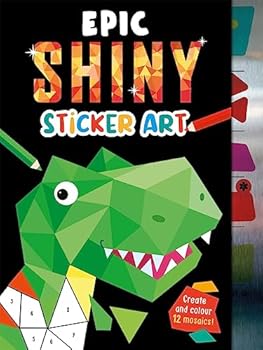 Epic Shiny Sticker Art (Mosaic Sticker by Numbers)