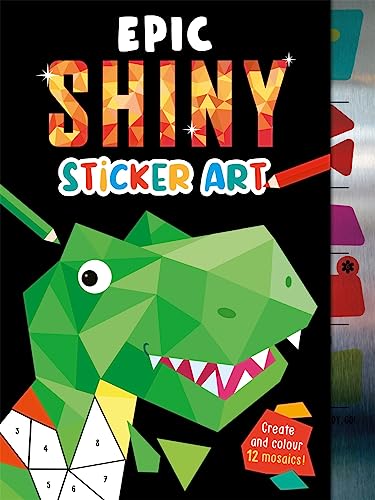 Epic Shiny Sticker Art (Mosaic Sticker by Numbers) 1803681373 Book Cover