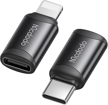 mcdodo Lightning USB C Adapter for iPhone iPad Supports Fast Charging PD from Apple Compatible Supports Data Sync and Charge