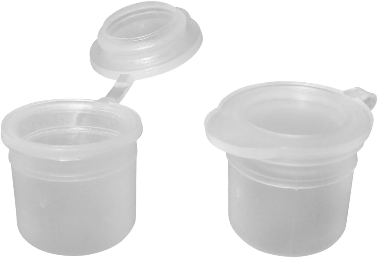 3.5ml Empty Mini Paint Pots x 10 Ink/Glue/Dyes/Enamel/Sample/Tester