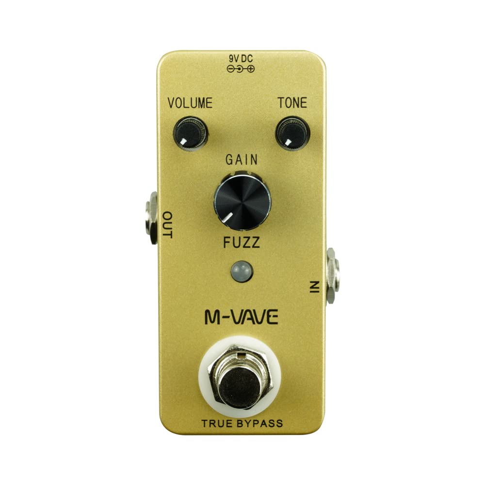 Pédale de guitare M-Vave Fuzz - Effet fuzz Hendrix-esque des années 60 dans une simple pédale