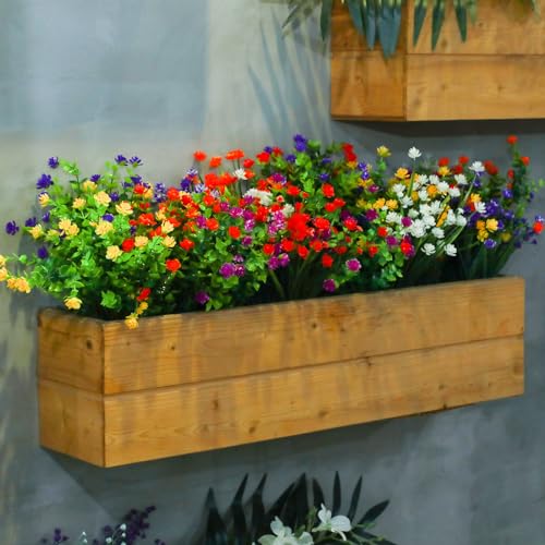Fleurs artificielles résistantes aux UV pour solutionner l'arrosage de balcon - 7