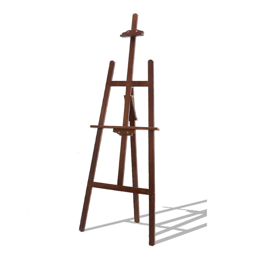 NGDFGR Easel Artist Easel Stand Display Easel Drawing Board 1.5M Folding Easel,Adult Scaffolding Oil Ing Shelf,Adjustable Sketch Height Easel,