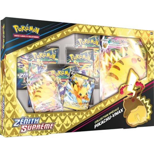 Pokemon | Coffret Collection Spéciale Zénith Suprême (EB12.5) : Pikachu VMAX | Jeu de société | Cartes à Collectionner | A partir de 6 Ans - Version...