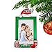 2022 Metal Photo Frame Hanging Ornament, Mr & Mrs Newlywed Newly Engaged Christmas Tree Picture Frame Ornaments Decoration Romantic Couples Gift Ideas,Table or Xmax Tree Two Ways Using (Green-1)