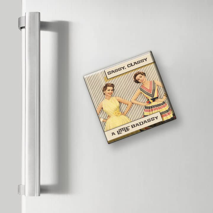 Imán decorativo para refrigerador 3x3 Wright Home & Gift miniatura 3