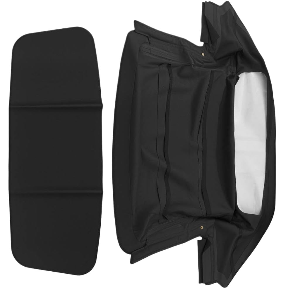 Sostituzione Capote Convertibile in PVC Nero Compatibile con Modelli 1971-1994 Che richiedono la Parte AF9940-440