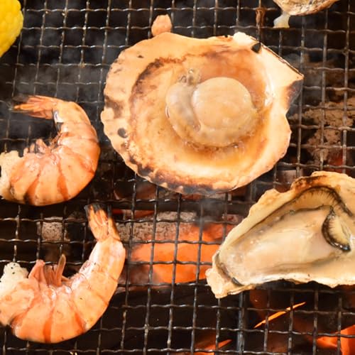 海鮮 バーベキュー 3種 セット 国産 ホタテ 牡蠣 海老 各10個 BBQ 殻付き えび エビ 帆立 冷凍 カキ 浜焼き 合計30個