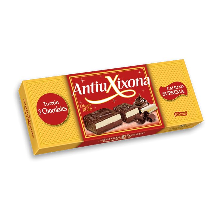 AntiuXixona Three Chocolate Turrón, 150g