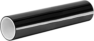 TapeCase TC830 23 x 182 cm - czarny metalizowany poliester/akrylowa taśma klejąca, 0,002 cm grubości, 182 g. Długość: 23 cm szerokości, 1 rolka