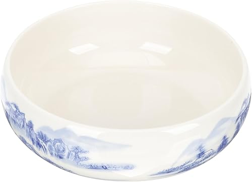 Miniatura 1 de Maceta de cerámica para decoración floral, mesa auxiliar circular, contenedor para suculentas, macetas rústicas, macetas de bonsái, maceta de