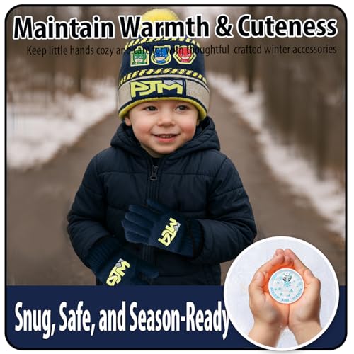 Image of PJ Masks Winter Hat and 2 Pair of Gloves or Mittens Set (Age 2-7)