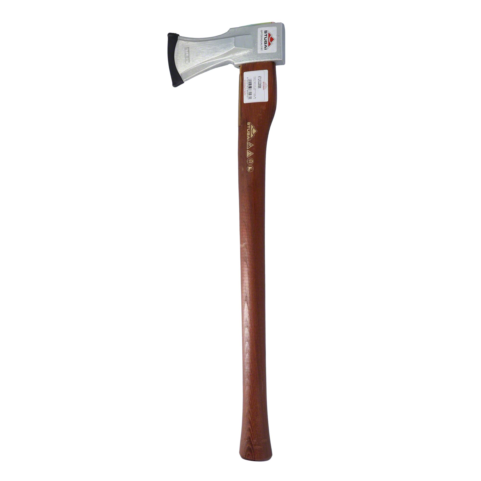 Stubai 671922NRM - Súper hacha de partición imitación acero, con protección de mango latón, 1800 g