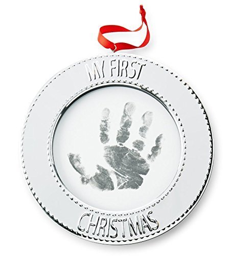 Carter's My First Christmas Silver Handprint Frame / Ornament