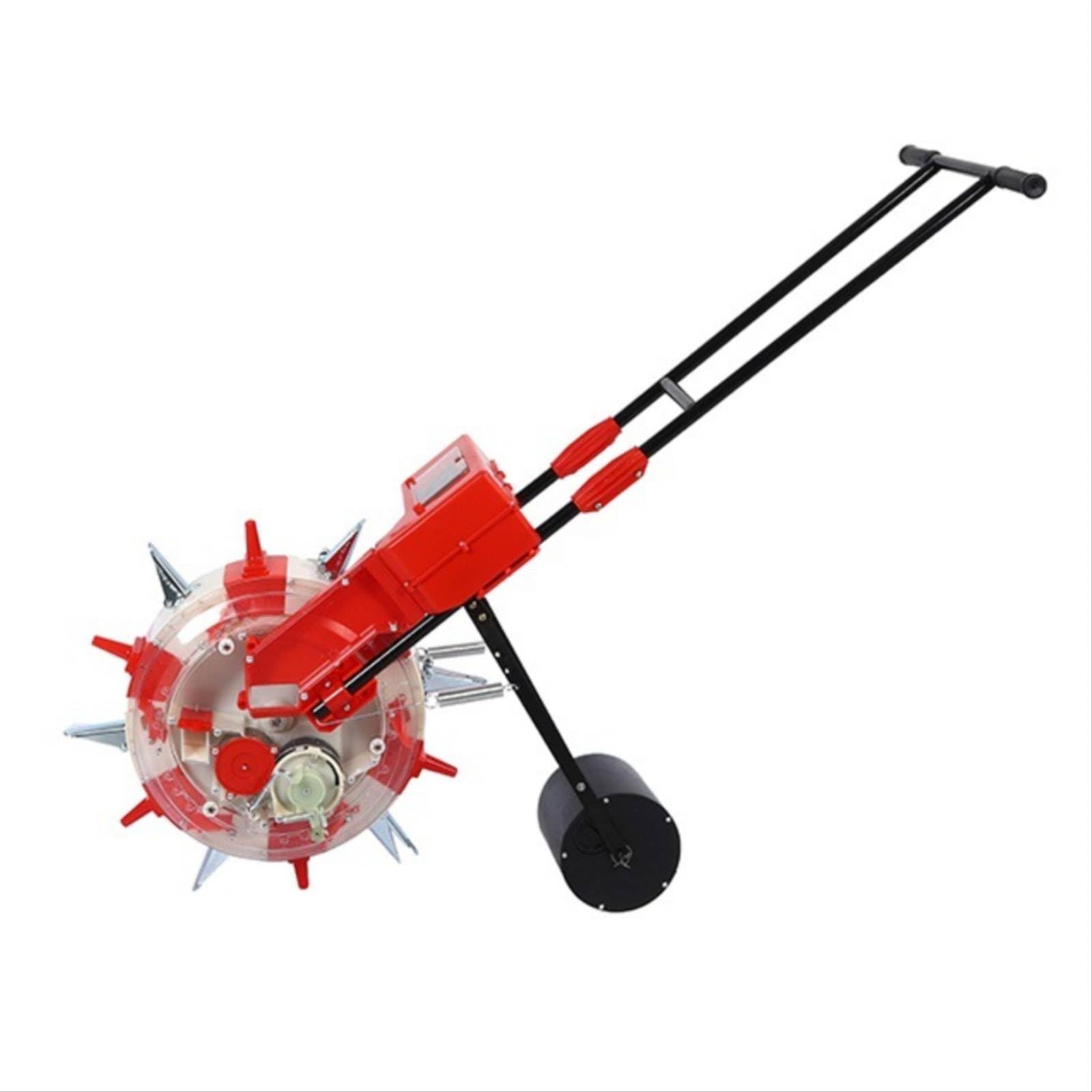 Gralara Semoir à Pousser Robuste Semoir Manuel Outil pour, Maraîchers, Plate- Maraîchère, Champ, 6 Buses 26CM