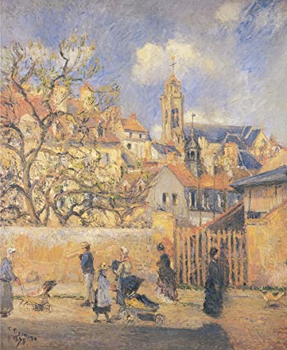 Tableau La Pissarro Pontoise 60x90cm vintage poster art mural impression pour décoration chambre
