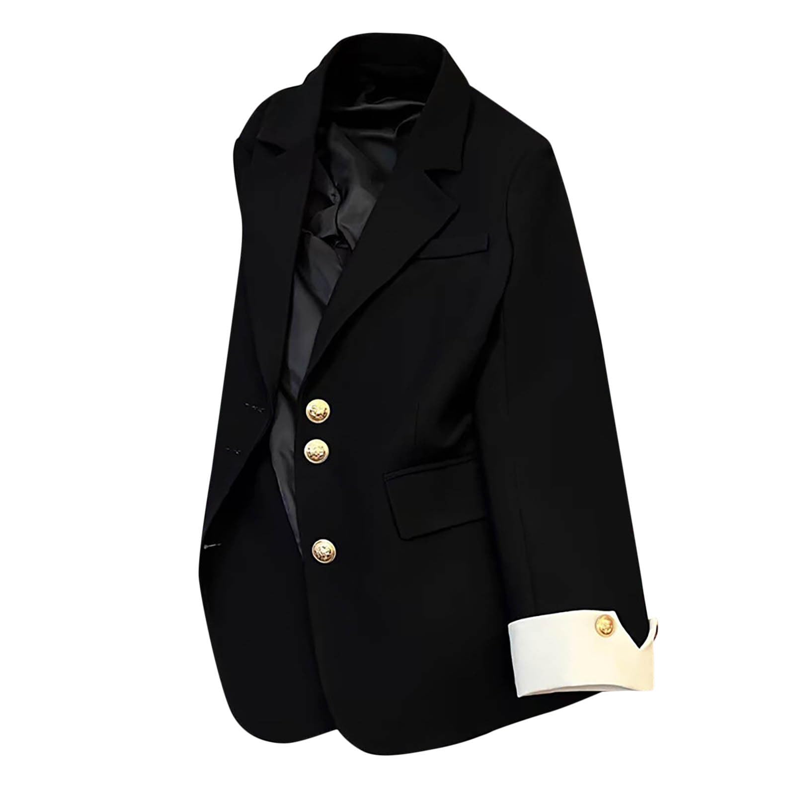 TANGNADE Womens Blazers Dressy Casual Lightweight Long Sleeve Open Front Work Office Elegant Classy Suit Jackets
