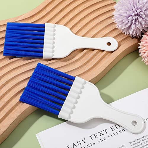 Image of Boao 48 Packs Coil Brush Air Conditioner Condenser Refrigerator Cleaning HVAC Coil Cleaner Small Plastic Whisk Brush (Blue)