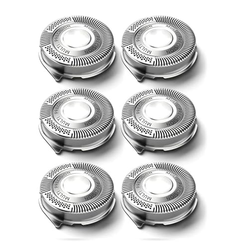 SH50 交換用ヘッド、フィリップス 5000シリーズシェーバー、AquaTouch、PowerTouch、S5210 S5370 PT730 AT810電気カミソリに対応(6 pcs)