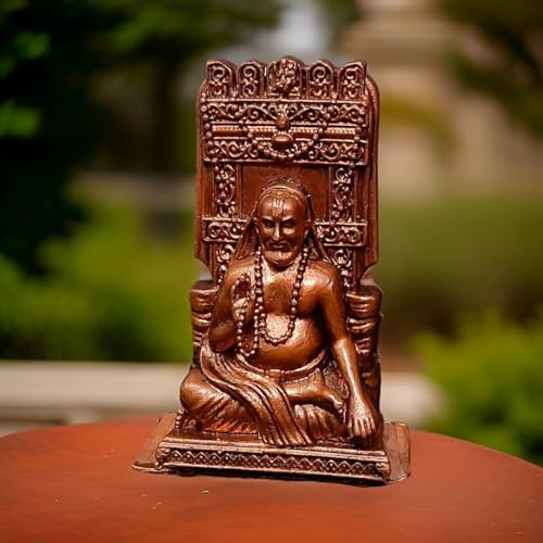 Image of Handmade Sri Raghavendra Swamy,2.7. inches, 120 Grams, Pack of 1 Piece