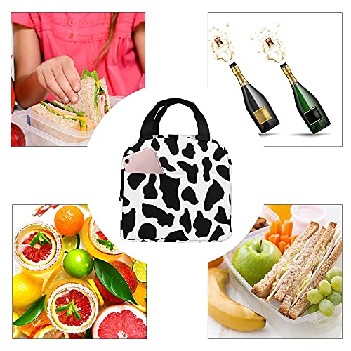 Blublu Cow Portable Lunch Bag Insulated Cooler Bag For Travel/Picnic/Work #TOP2