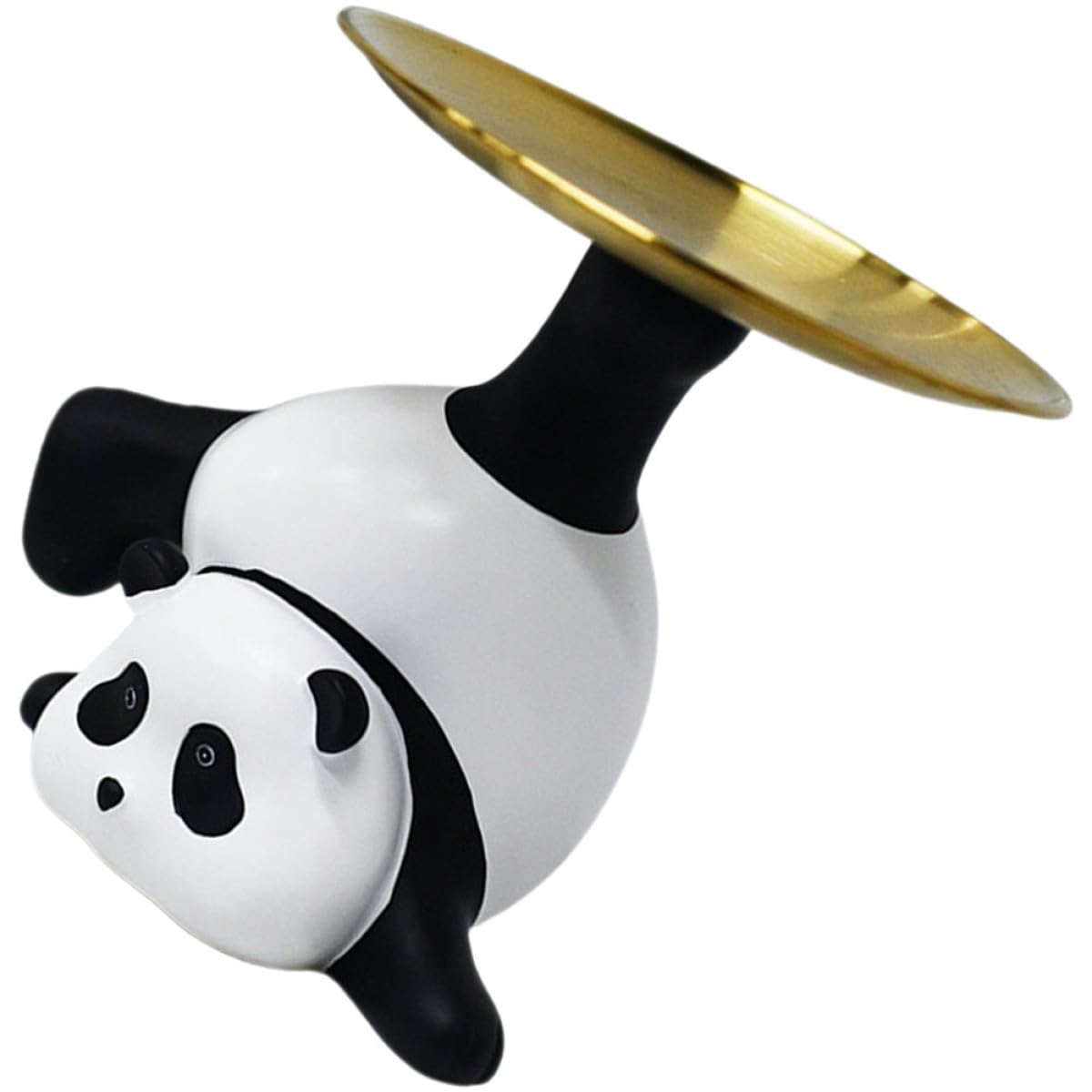 Porta Chiavi in Resina a Forma di Panda, Vassoio Decorativo Unico e Delicato per Ingresso Casa, Facile da Pulire, Durevole e Non Deformabile, per Regali Housewarming