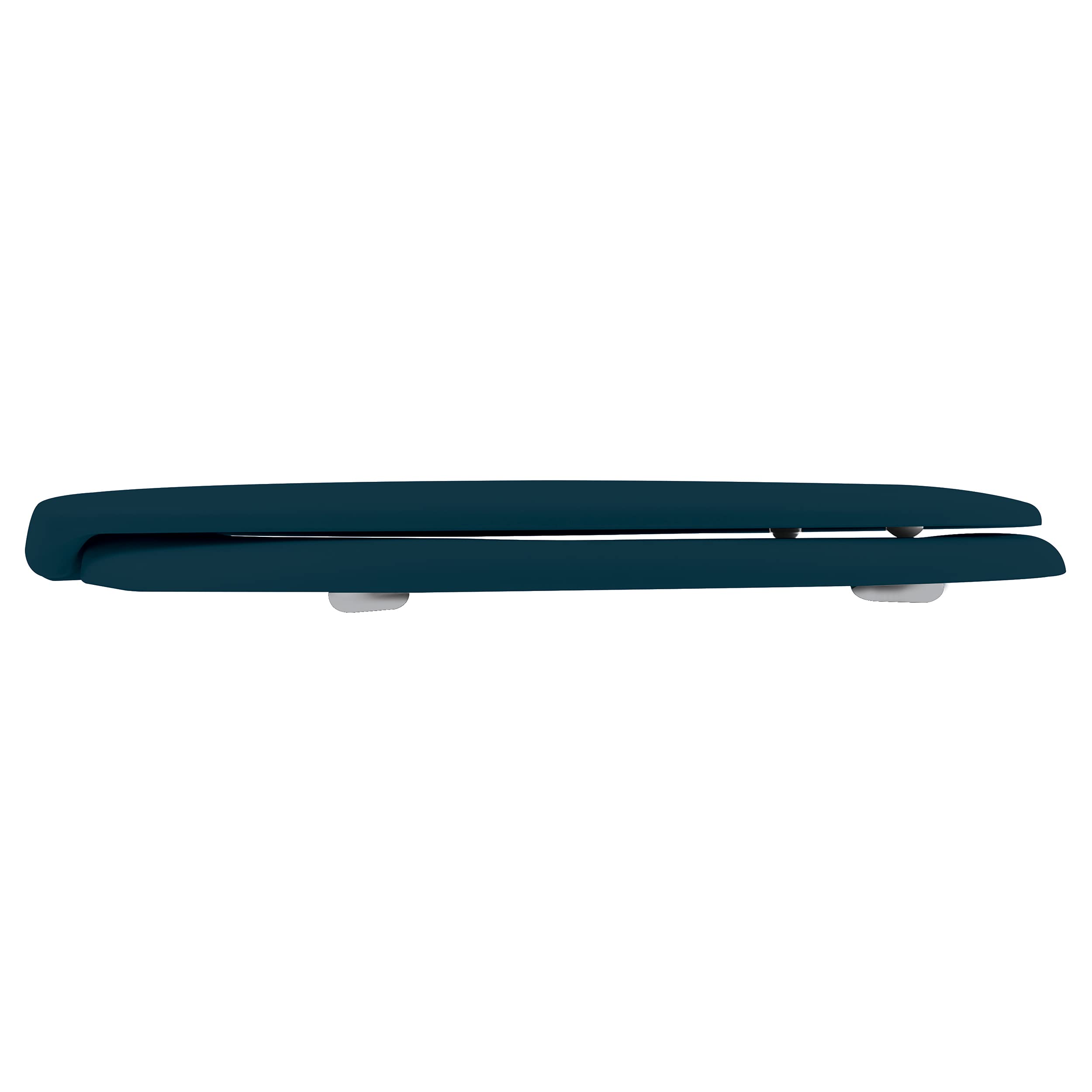 Spirella Neela Thermo Dur Toilet Seat Matt Petrol-Coloured ABS Hinges - Image 4