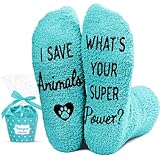 HAPPYPOP Veterinarian Gifts for Men Women - Veterinary Technician Gifts, Vet Tech Gift Socks, Veterinary Technician Presents