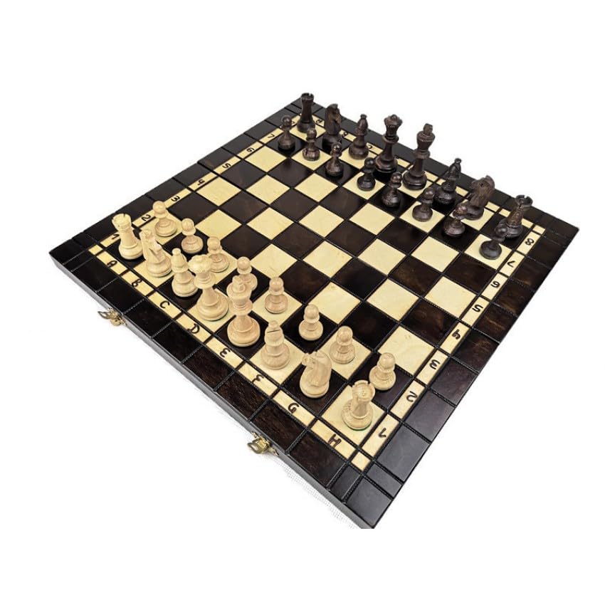 Juego de ajedrez 3 en 1 + damas + backgammon juego grande 40 x 40 cm