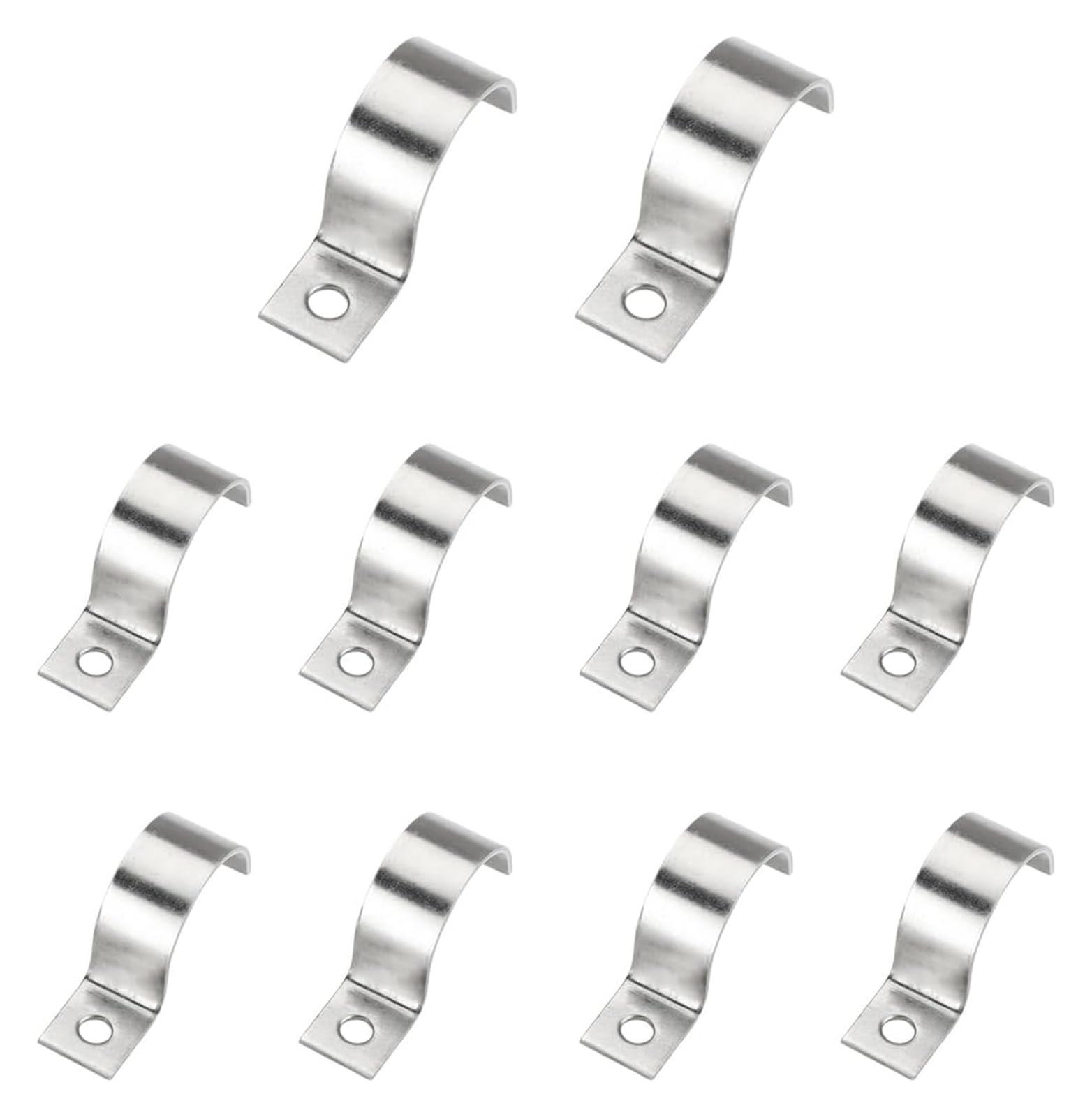 Abrazadera de tubo de acero inoxidable 304 tipo M de geometría precisa en forma de U de 76mm