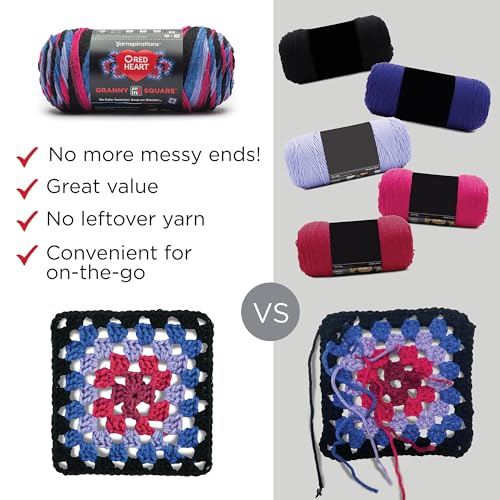 Red Heart Granny Square Yarn product image