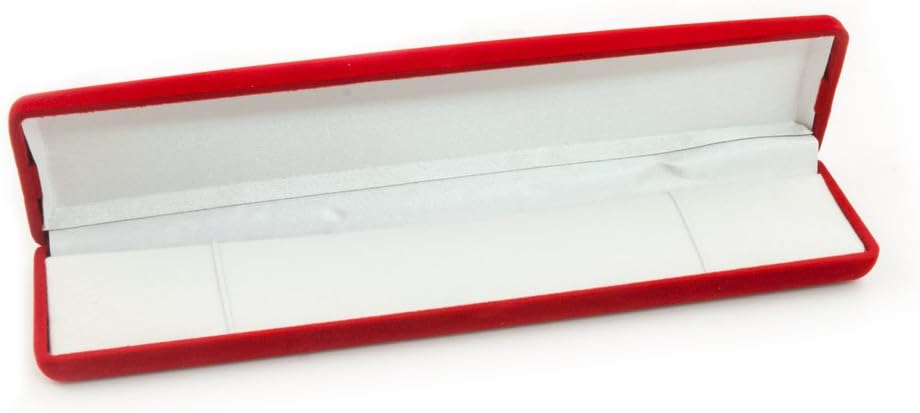 Bracelet Box Red Flocked